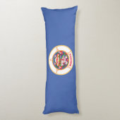 Minnesota State Vlag Lichaamskussen (Achterkant (Verticaal))