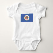 Minnesota State Vlag Romper (Voorkant)