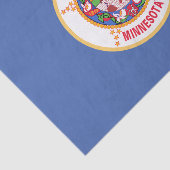 Minnesota State Vlag Tissuepapier (Detail)