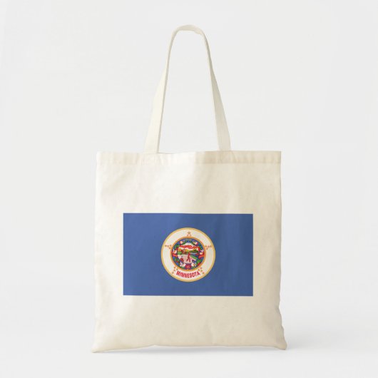 Minnesota State Vlag Tote Bag (Voorkant)