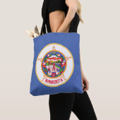 Minnesota State Vlag Tote Bag (Dichtbij)