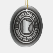 "Minnesota Steel"-Ornamenten Keramisch Ornament (Rechts)