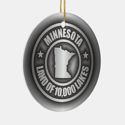 "Minnesota Steel"-Ornamenten Keramisch Ornament (Rechts)