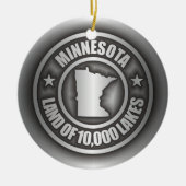 "Minnesota Steel"-Ornamenten Keramisch Ornament (Voorkant)