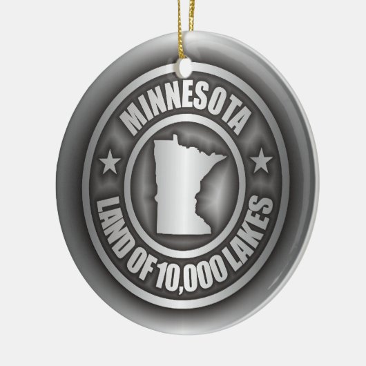 "Minnesota Steel"-Ornamenten Keramisch Ornament (Links)