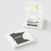  Minnesota Stenen Onderzetter (Zijkant)