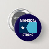 Minnesota Sterke Knop Ronde Button 5,7 Cm (Voorkant /achterkant)