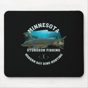 Minnesota Steur Vissen Moderne Dag Dino Jacht Muismat