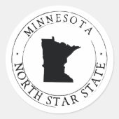Minnesota Sticker Envelope Seal (Voorkant)