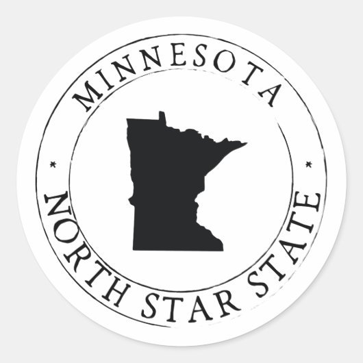 Minnesota Sticker Envelope Seal (Voorkant)