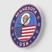 Minnesota sticker, telefoontas, tas, klok (Hoek)