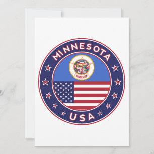Minnesota sticker, telefoontas, tas, klok