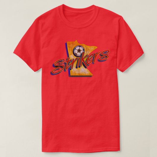 Minnesota Strikers Voetbal T-shirt (Design voorkant)
