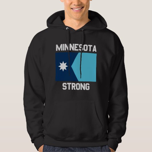 Minnesota Strong Men's Hoodie (Voorkant)