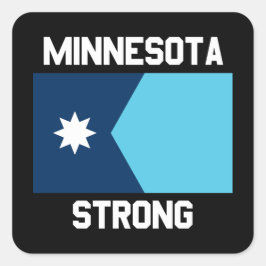 Minnesota Strong Vierkante Sticker