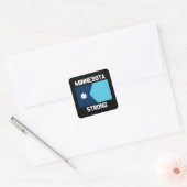 Minnesota Strong Vierkante Sticker (Envelop)
