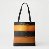 Minnesota Sunset-LadybSlipper-Tas Tote Bag (Voorkant)