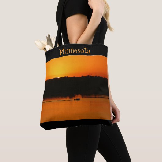 Minnesota Sunset-LadybSlipper-Tas Tote Bag (Dichtbij)