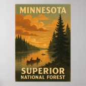 Minnesota Superior National Forest V02 Poster (Voorkant)