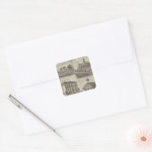 Minnesota Surround Vierkante Sticker (Envelop)