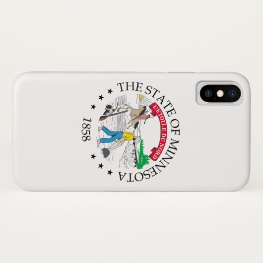 Minnesota-teken Case-Mate iPhone Case (Achterkant (horizontaal))