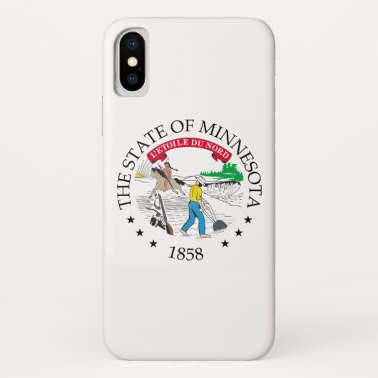 Minnesota-teken Case-Mate iPhone Case (Achterkant)