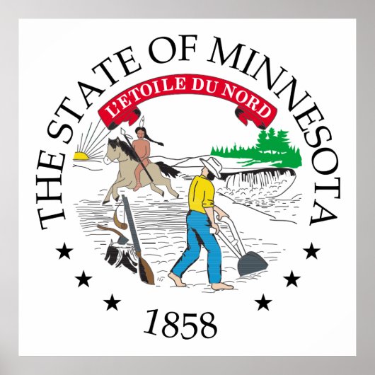 Minnesota-teken Poster (Voorkant)
