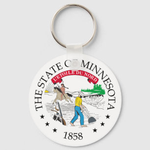 Minnesota-teken Sleutelhanger