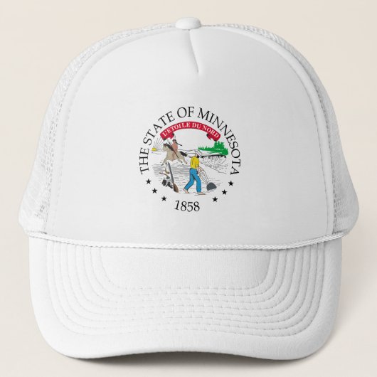 Minnesota-teken Trucker Pet (Voorkant)