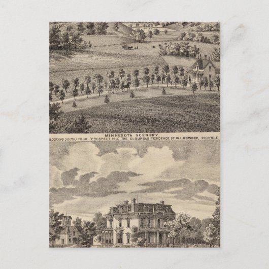 Minnesota-terrein in de Dodadriviervallei Briefkaart (Voorkant)