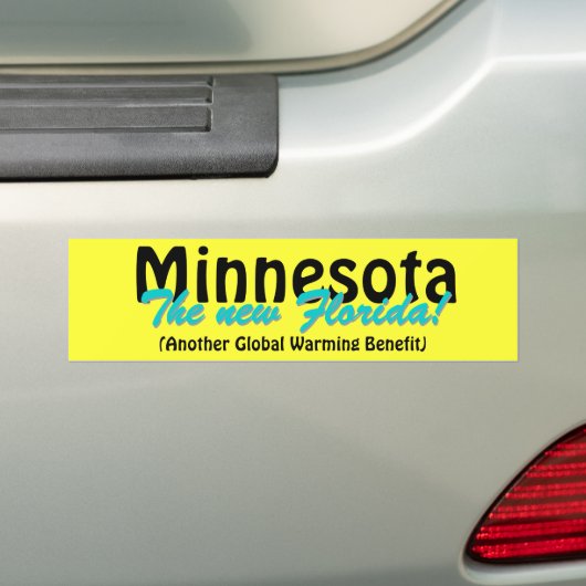 Minnesota The new Florida Bumpersticker (Op auto)