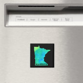 Minnesota Thuis Staat Vrouwen Mannen Kind Roots Ka Magneet (Insitu (Vaatwasser))