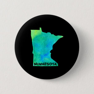 Minnesota Thuis Staat Vrouwen Mannen Kind Wortels Ronde Button 5,7 Cm