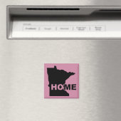 Minnesota Thuis Weg Van Staat Koelkastmagneet Magneet (Insitu (Vaatwasser))