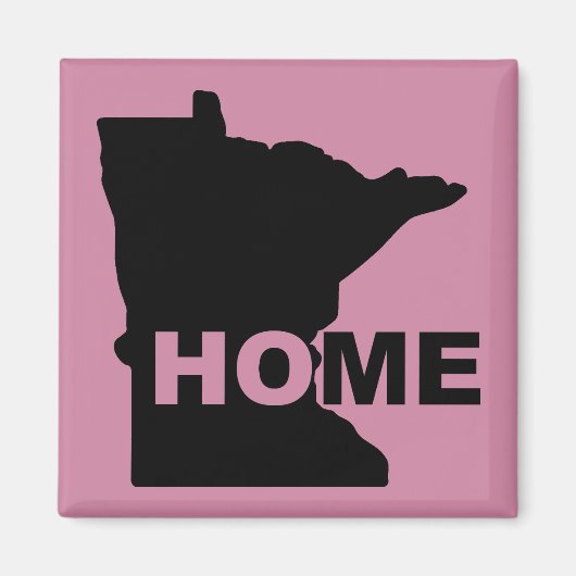 Minnesota Thuis Weg Van Staat Koelkastmagneet Magneet (Voorkant)