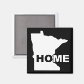 Minnesota Thuis Weg Van Staat Koelkastmagneet Magneet (Voorkant / Achterkant)