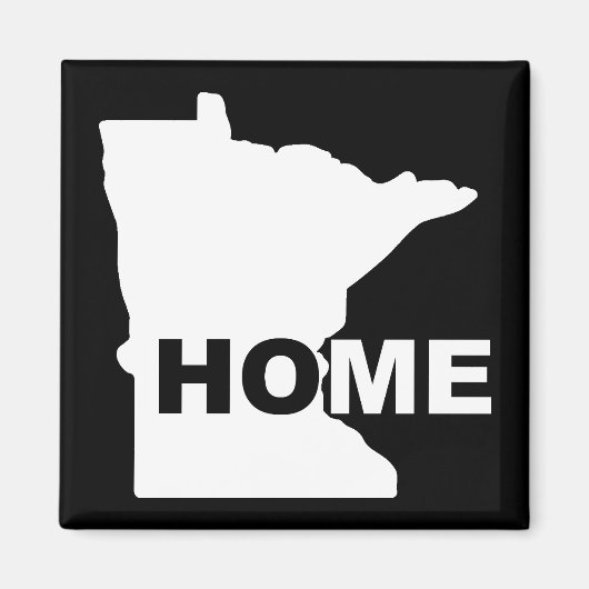 Minnesota Thuis Weg Van Staat Koelkastmagneet Magneet (Voorkant)