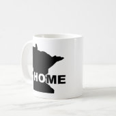 Minnesota Thuis Weg Van Staat Mok of Reis Mok (Voorkant links)