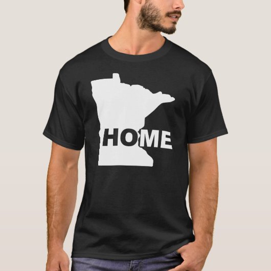 Minnesota Thuis Weg Van State T-Shirt Tees (Voorkant)