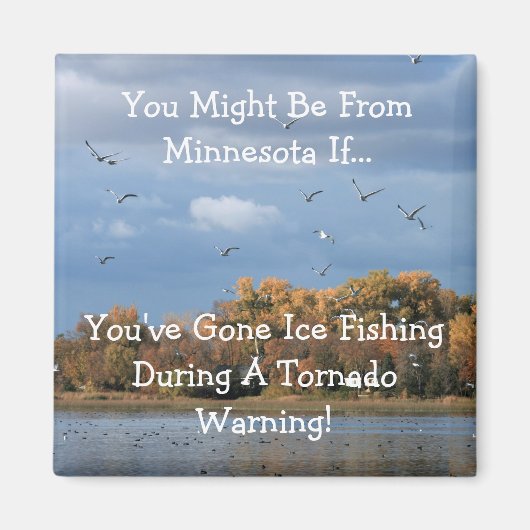 Minnesota Tornado Magneet (Voorkant)
