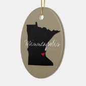 Minnesota Town Keramisch Ornament (Links)