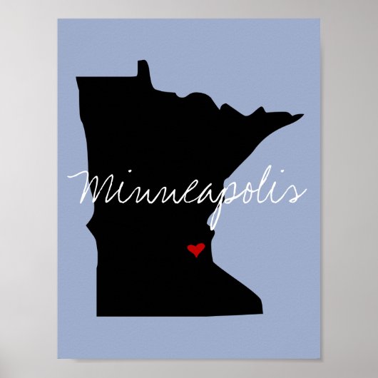 Minnesota Town Poster (Voorkant)