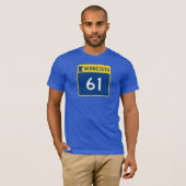 Minnesota Trunk Highway 61 T-shirt (Voorkant volledig)
