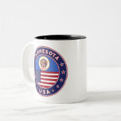 Minnesota Tweekleurige Koffiemok (Voorkant links)