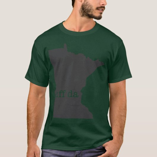 Minnesota Uff Da T-shirt (Voorkant)