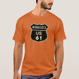 Minnesota US 61-verkeersbord T-shirt