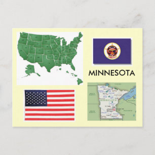 Minnesota, USA Briefkaart