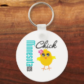 Minnesota USA Chick Sleutelhanger (Voorkant)