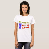 Minnesota USA! T-shirt (Voorkant volledig)