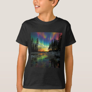 Minnesota Vakantie Noorderlicht Kamperen Wandelen T-shirt